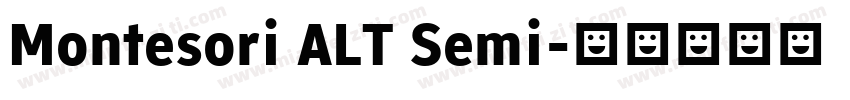 Montesori ALT Semi字体转换